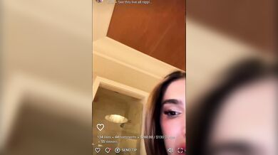 Lyna Perez, See-Through Purple Dress Livestream Onlyfans Video Leaked