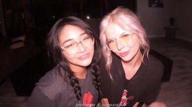 Jasmineteaa, Yungsuccubus, Two Thick Asian Sluts Pov Fucking On The Couch Onlyfans Video Leaked