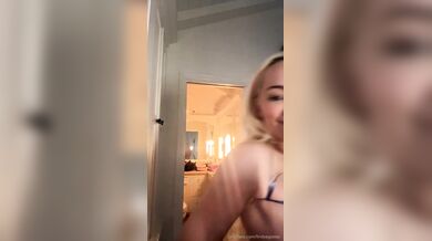Lindsey Pelas, String Lingerie Livestream Tease With Syrup Onlyfans Video Leaked