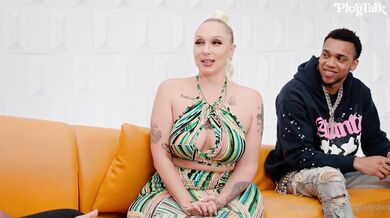 Lenatheplug, Alexis Andrews, Plugtalk, Thick Blonde Slut Fucking Two Cocks On Adult Interview Onlyfans Video Leaked