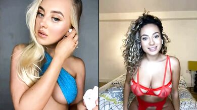 Rhiannon Blue, Toni Camille, Two Hot Chicks Face Timing Each Other Onlyfans Video Leaked