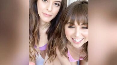 Riley Reid, Lingerie Lesbian Chicks Sensual Touching Onlyfans Video Leaked