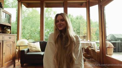 Caroline Zalog, Teasing Her Sexy Lingerie Try-On-Haul Onlyfans Video Leaked