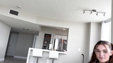 Juniper Ren, Scottstarkx, Nerdy Skinny Step-Daughter Creampied on Couch