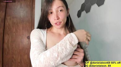 Daniela Leon, Horny Trans Lady Jerks Off On Livestream Onlyfans Video Leaked