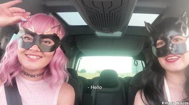 Emma_nacre • Uber — My friend Mia Banana and I are taking you for a ride