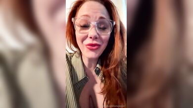 Maitland Ward, Redhead Milf Livestream Talking About Her Day Onlyfans Video Leaked