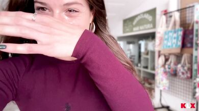 Kink Lovers, Hot Chick Walking Around Town After A Facial Onlyfans Video Leaked