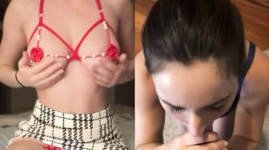 Christina Khalil, Masturbating To Herself Getting Facial From Big Cock Onlyfans Video Leaked