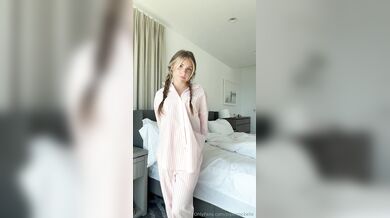 Piper Rockelle, Pigtail Blonde Babe Pink Strappy Lingerie Striptease Onlyfans Video Leaked