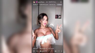 Lyna Perez, Sexy Babe Wearing See-Through Lingerie On Webcam Onlyfans Video Leaked