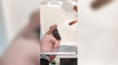 TheHotwifeNurse - See through chair BBC dildo riding