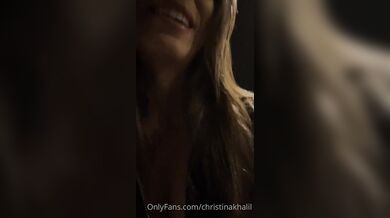 Christina Khalil, Sucking A Huge Cock In The Cinema Room Onlyfans Video Leaked