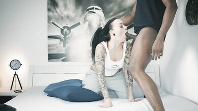 Mandala - Huge load of cum in her face