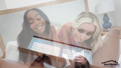 Lily Starfire, Isiah Maxwell, Tiffany Madison, Ebony Babe Sharing Bbc With Blonde Milf Onlyfans Video Leaked
