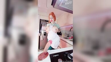 Kkole17, Dexters Mom Anal Riding A Dildo In The Kitchen Onlyfans Video Leaked