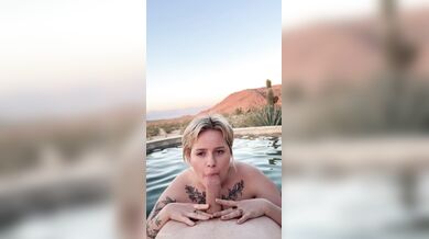 Blondpeche, Pool Side Blowjob And Facial Oudoors In Nature Onlyfans Video Leaked