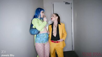 Jewelz Blu, Sybil A, Two Fashion Lesbian Sluts Strapon Fucking Onlyfans Video Leaked