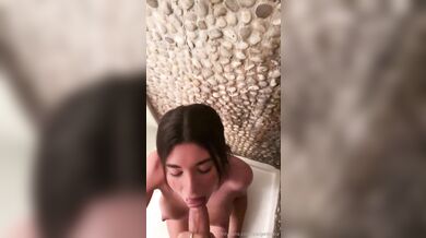 Page Insco, Shower POV Blowjob Facial Sextape Onlyfans Video Leaked