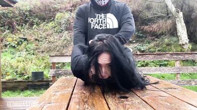 Georgiastonex, Rough Outdoor Sex In Halloween Mask With Facial Finish Onlyfans Video Leaked
