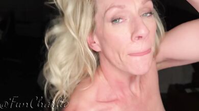 Fun Charlie - Blonde slutty milf gets fucked by masked BBC