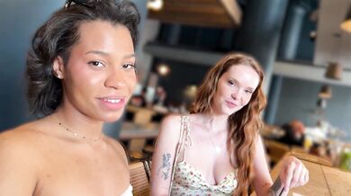Ami Bue, Chloe Foxxe, Ebony And Redhead Models Sharing A Big Cock Threesome Onlyfans Video Leaked