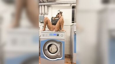 Emisecrets, Riding A Dildo On Top Of The Washing Machine Onlyfans Video Leaked