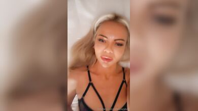 Julia Nyland, Blonde Swedish Girl Inserting A Glass Dildo Onlyfans Video Leaked