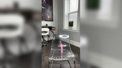 Sexxyjaimie, Blonde Bbw Milf Rides A Dildo On A Clear Chair Onlyfans Video Leaked