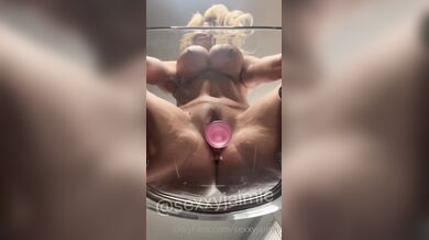 Sexxyjaimie, Blonde Bbw Milf Rides A Dildo On A Clear Chair Onlyfans Video Leaked