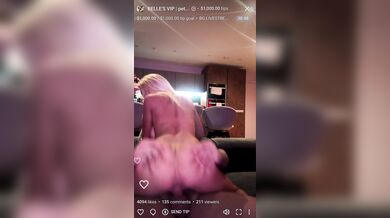 Belleolivia3, Blonde Camgirl Riding Cock On Livestream Onlyfans Video Leaked