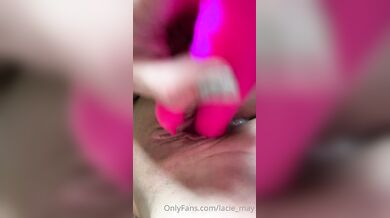 Lacie_May, Making Her Pussy Sing With A Pink Vibrator Onlyfans Video Leaked