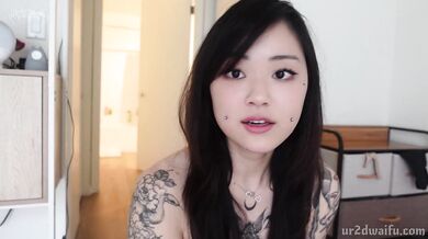 Ur2Dwaifu, Riding A Big Dildo Wearing Fishnet On The Table Onlyfans Video Leaked