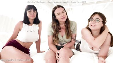 Delightfulhug, Oliviauncovered, Sextime420, College Girls Punish Panty Sniffing Loser With Sph And Cei Onlyfans Video Leaked