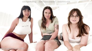 Delightfulhug, Oliviauncovered, Sextime420, College Girls Punish Panty Sniffing Loser With Sph And Cei Onlyfans Video Leaked