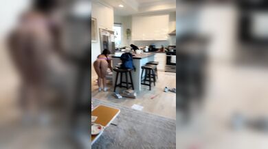 Jezzi.Xo, Thick Asian Working Out In See Through Lingerie Until Everything Shows