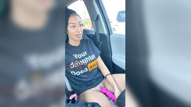 Missbnasty, Masturbation Quickie With Vibrator Through A Car Wash Onlyfans Video Leaked