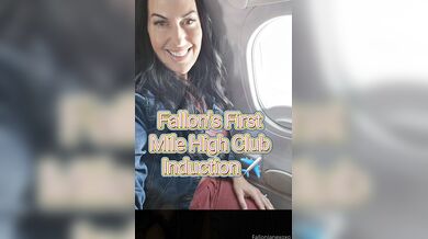 Fallon Jane, Hot Milf First Masturbation In The Airplane Toilet Onlyfans Video Leaked