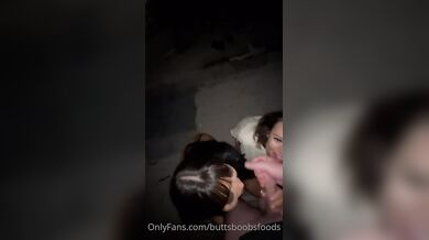 Buttsboobsfoods, Two Thick Sluts Fucking In An Abandoned Building Onlyfans Video Leaked