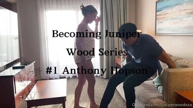 Juniper wood riding grunting creampie