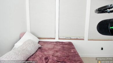 Delightfulhug, Black Vibrator Masturbation On Her Bed Onlyfans Video Leaked