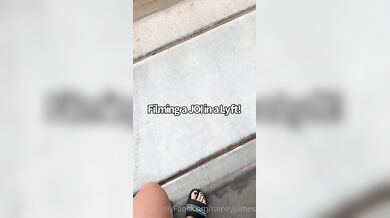 Rainey James, Flashing Her Big Boobs In Her Lyft Onlyfans Video Leaked