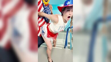 TrixieLoveQOS × Jackrackemxxx - red-white-pussy-squirting-patriotic-milf-bbc-fuck-hot