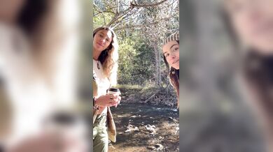 Stephinspace, Two Cute Girls Nipple Play By The River Onlyfans Video Leaked