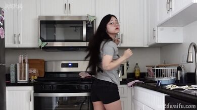 Ur2Dwaifu, Asian Girlfriend Wearing Glasses Dildo Fucking Onlyfans Video Leaked