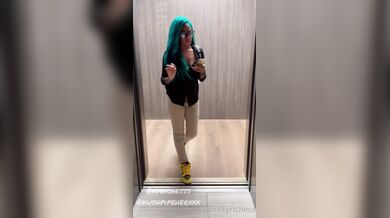 Kyrichess, Ebony Chick With Blue Hair Sucking Cock Onlyfans Video Leaked