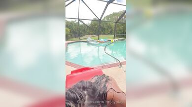 Emjayplays, Wet Fucking And Facial By The Pool Onlyfans Video Leaked