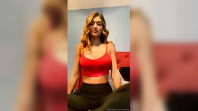 Amira Brie, Oiling Up Her Perky Tits For Her Fans Onlyfans Video Leaked