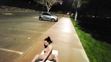 Nicole Niagara, Risky Dildo Masturbation Naked In Public Parking Lot Onlyfans Video Leaked