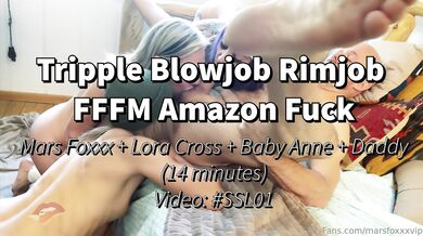 Marsfoxxx, Three Hotwives Tripple Blowjob Rimjob Fffm Amazon Fuck Onlyfans Video Leaked